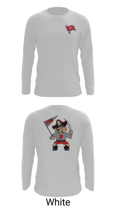 Palatine pirates 8737902 Long Sleeve Performance Shirt 7
