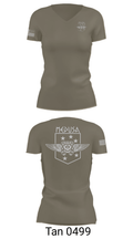 2D Marine Raider Battalion 793595 Women's Short Sleeve V-neck Shirt - 68