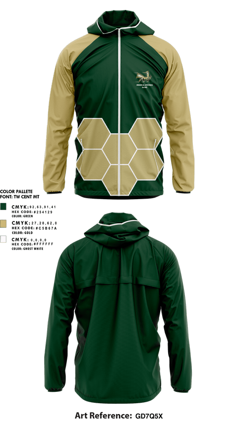 Windbreaker, Mineral Springs High School Band, Spirit Store, Teamtime, Team time, sublimation, custom sports apparel, team uniforms, spirit wear, spiritwear, sports uniforms, custom shirts, team store, custom team store, fundraiser sports, apparel fundraiser