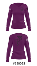 Trial Defense Service 94902546 Women's Long Sleeve V-neck Shirt - 20