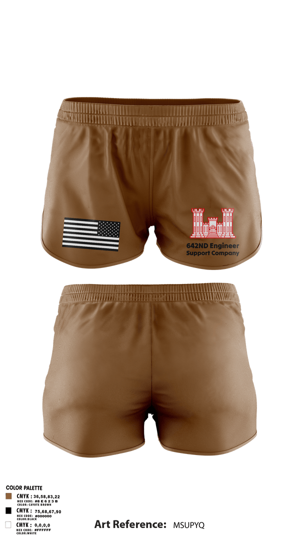 Ranger Panties, 642nd Engineer Support Company642ND Engineer Support Company, Army, Teamtime, Team time, sublimation, custom sports apparel, team uniforms, spirit wear, spiritwear, sports uniforms, custom shirts, team store, custom team store, fundraiser sports, apparel fundraiser
