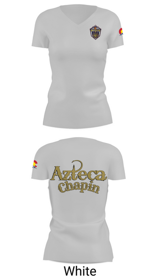 Womens Short Sleeve Vneck Shirt, Azteca FC, Men's Soccer, Teamtime, Team time, sublimation, custom sports apparel, team uniforms, spirit wear, spiritwear, sports uniforms, custom shirts, team store, custom team store, fundraiser sports, apparel fundraiser