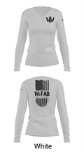 Welding Improvement 94535392 Women's Long Sleeve V-neck Shirt -1 16