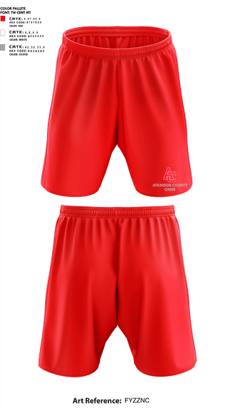 Athletic Shorts With Pockets, Atkinson County High School Cheer, Cheer, Teamtime, Team time, sublimation, custom sports apparel, team uniforms, spirit wear, spiritwear, sports uniforms, custom shirts, team store, custom team store, fundraiser sports, apparel fundraiser