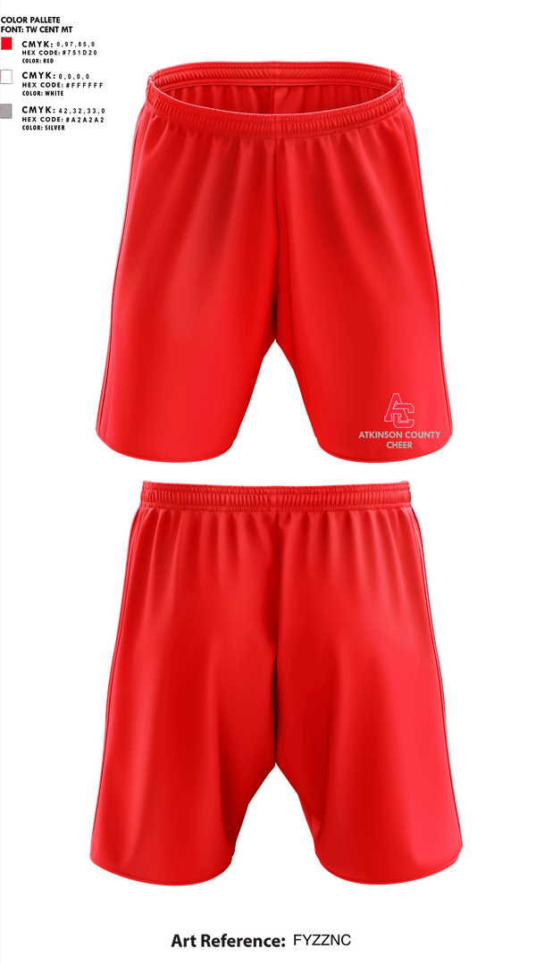 Athletic Shorts With Pockets, Atkinson County High School Cheer, Cheer, Teamtime, Team time, sublimation, custom sports apparel, team uniforms, spirit wear, spiritwear, sports uniforms, custom shirts, team store, custom team store, fundraiser sports, apparel fundraiser