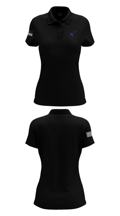 Rocky Mountain Middle School Football 60306289 Women's Short Sleeve Performance Polo  - 36