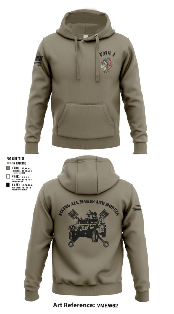 Hoodie, FMS 1, OKARNG, , Teamtime, Team time, sublimation, custom sports apparel, team uniforms, spirit wear, spiritwear, sports uniforms, custom shirts, team store, custom team store, fundraiser sports, apparel fundraiser