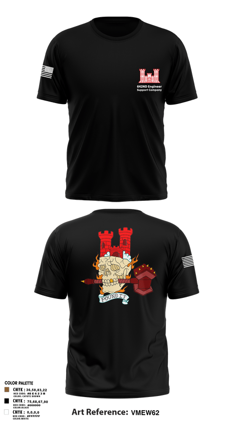 Short Sleeve Performance Shirt, 642nd Engineer Support Company642ND Engineer Support Company, Army, Teamtime, Team time, sublimation, custom sports apparel, team uniforms, spirit wear, spiritwear, sports uniforms, custom shirts, team store, custom team store, fundraiser sports, apparel fundraiser