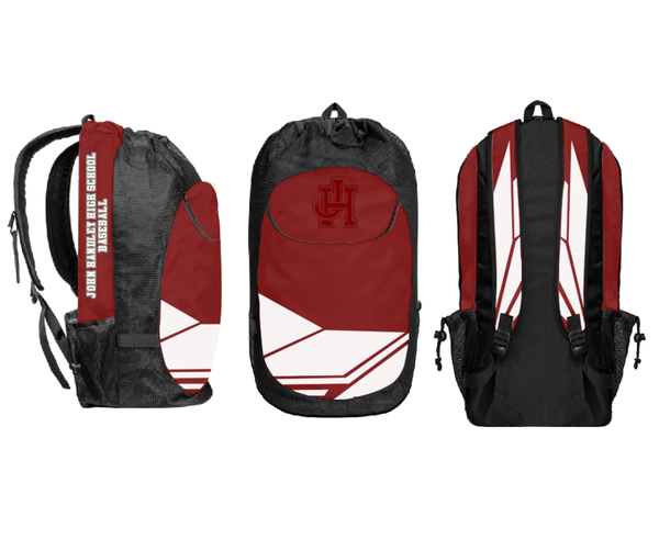 Gear Bag, John Handley High School Baseball, Baseball, Teamtime, Team time, sublimation, custom sports apparel, team uniforms, spirit wear, spiritwear, sports uniforms, custom shirts, team store, custom team store, fundraiser sports, apparel fundraiser