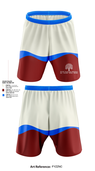 Athletic Shorts With Pockets, Hope Restoration Ministries, , Teamtime, Team time, sublimation, custom sports apparel, team uniforms, spirit wear, spiritwear, sports uniforms, custom shirts, team store, custom team store, fundraiser sports, apparel fundraiser