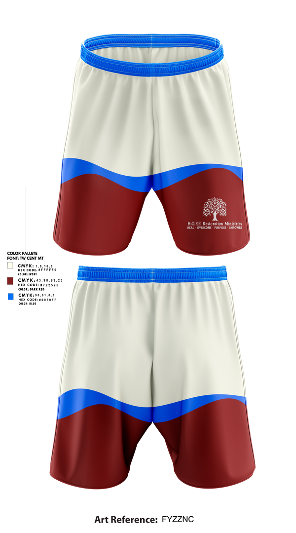 Athletic Shorts With Pockets, Hope Restoration Ministries, , Teamtime, Team time, sublimation, custom sports apparel, team uniforms, spirit wear, spiritwear, sports uniforms, custom shirts, team store, custom team store, fundraiser sports, apparel fundraiser