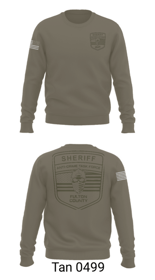 Crew Neck Sweatshirt, Fulton County Anti-Crime Task Force, , Teamtime, Team time, sublimation, custom sports apparel, team uniforms, spirit wear, spiritwear, sports uniforms, custom shirts, team store, custom team store, fundraiser sports, apparel fundraiser
