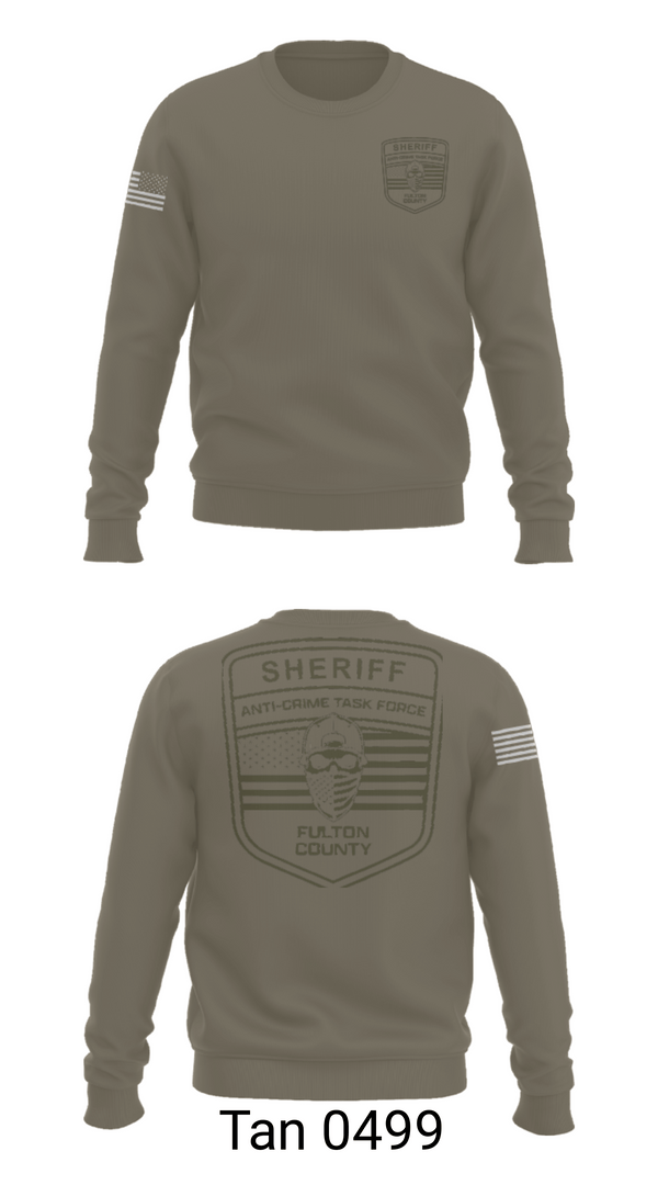 Crew Neck Sweatshirt, Fulton County Anti-Crime Task Force, , Teamtime, Team time, sublimation, custom sports apparel, team uniforms, spirit wear, spiritwear, sports uniforms, custom shirts, team store, custom team store, fundraiser sports, apparel fundraiser
