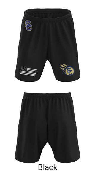Athletic Shorts With Pockets, St Charles Catholic High School Football, Football, Teamtime, Team time, sublimation, custom sports apparel, team uniforms, spirit wear, spiritwear, sports uniforms, custom shirts, team store, custom team store, fundraiser sports, apparel fundraiser
