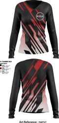 NEA ELITE 30254960 Women's Long Sleeve V-neck Shirt -1 1