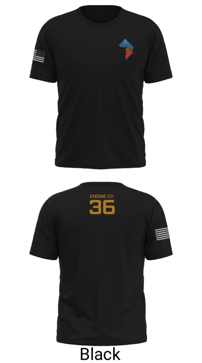 Rescue Engine 56DCFD RTC407 9148046 Short Sleeve Performance Shirt - 36