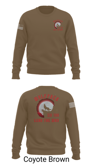 Crew Neck Sweatshirt, 331 TRS / FLT 154 WOLFPACK, , Teamtime, Team time, sublimation, custom sports apparel, team uniforms, spirit wear, spiritwear, sports uniforms, custom shirts, team store, custom team store, fundraiser sports, apparel fundraiser