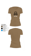 377th SMC 21529568 Women's Short Sleeve V-neck Shirt - 4