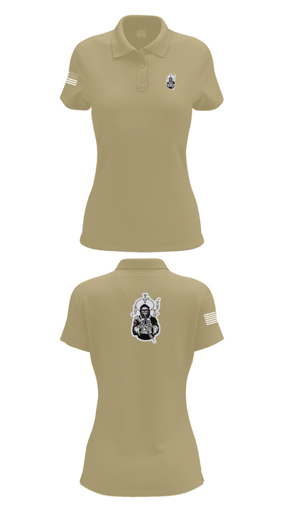 Outlaw Mortar Section 59835743 Women's Short Sleeve Performance Polo  - 95