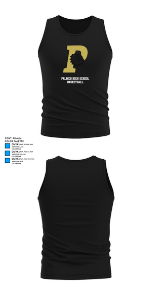 Tank Top, Palmer High School Basketball, Women's Basketball, Teamtime, Team time, sublimation, custom sports apparel, team uniforms, spirit wear, spiritwear, sports uniforms, custom shirts, team store, custom team store, fundraiser sports, apparel fundraiser