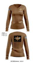 DCSO 2nd Squad 88139355 Women's Long Sleeve V-neck Shirt - 101