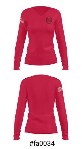 Women's Long Sleeve Vneck Shirt, Memories Never Die, , Teamtime, Team time, sublimation, custom sports apparel, team uniforms, spirit wear, spiritwear, sports uniforms, custom shirts, team store, custom team store, fundraiser sports, apparel fundraiser