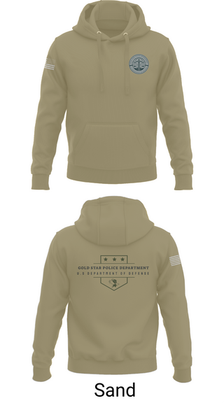Hoodie, GOLD STAR POLICE DEPARTMENT, , Teamtime, Team time, sublimation, custom sports apparel, team uniforms, spirit wear, spiritwear, sports uniforms, custom shirts, team store, custom team store, fundraiser sports, apparel fundraiser