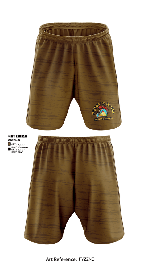 Athletic Shorts With Pockets, Taqueria Mr Taco Cafe Mexican & Seafood, , Teamtime, Team time, sublimation, custom sports apparel, team uniforms, spirit wear, spiritwear, sports uniforms, custom shirts, team store, custom team store, fundraiser sports, apparel fundraiser