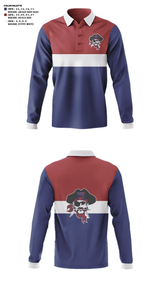 Long Sleeve Performance Polo, Phoenix High School Golf, Golf, Teamtime, Team time, sublimation, custom sports apparel, team uniforms, spirit wear, spiritwear, sports uniforms, custom shirts, team store, custom team store, fundraiser sports, apparel fundraiser