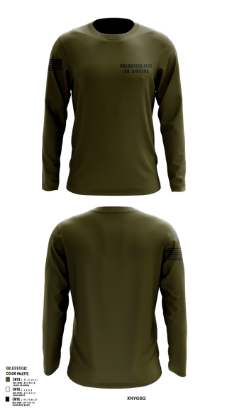 Long Sleeve Performance Shirt, Volunteer Fire Co. Ainaloa, Fire Department, Teamtime, Team time, sublimation, custom sports apparel, team uniforms, spirit wear, spiritwear, sports uniforms, custom shirts, team store, custom team store, fundraiser sports, apparel fundraiser