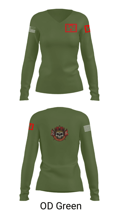 Overlords 20209988 Women's Long Sleeve V-neck Shirt - 57