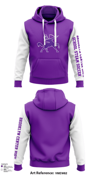 Hoodie, Brooklyn Center High School Steam Soccer, Men's Soccer, Teamtime, Team time, sublimation, custom sports apparel, team uniforms, spirit wear, spiritwear, sports uniforms, custom shirts, team store, custom team store, fundraiser sports, apparel fundraiser