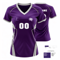 Elgin High School Volleyball 88554303 Women's Short Sleeve V-neck Shirt - 4