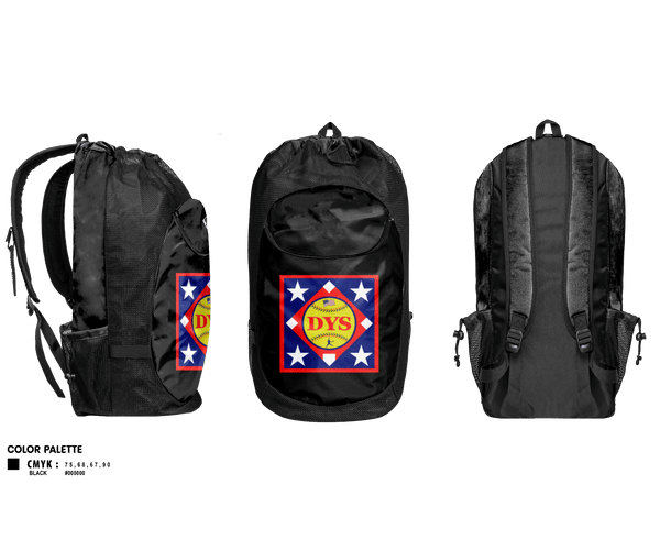 Gear Bag, Diamond Youth Softball, Softball, Teamtime, Team time, sublimation, custom sports apparel, team uniforms, spirit wear, spiritwear, sports uniforms, custom shirts, team store, custom team store, fundraiser sports, apparel fundraiser