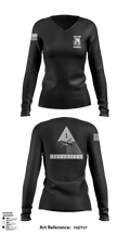 501st Brigade Support Battalion 10018881 Women's Long Sleeve V-neck Shirt - 2