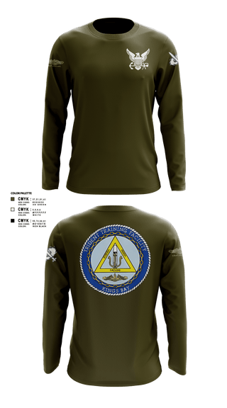 Long Sleeve Performance Shirt, TRIDENT TRAINING FACILITY, Navy, Teamtime, Team time, sublimation, custom sports apparel, team uniforms, spirit wear, spiritwear, sports uniforms, custom shirts, team store, custom team store, fundraiser sports, apparel fundraiser