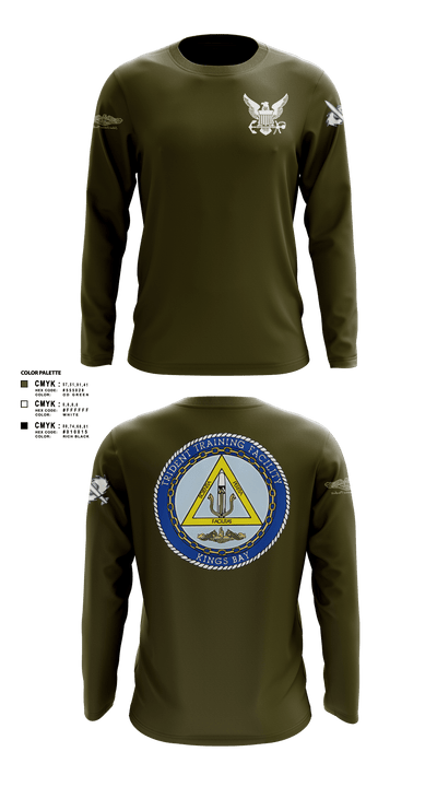 TRIDENT TRAINING FACILITY 43639143 Long Sleeve Performance Shirt - 3