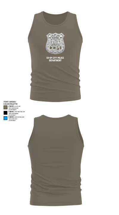 Co-op City Police Department 96634913 Tank Top - 75