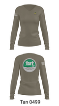 28th MP Company 42431415 Women's Long Sleeve V-neck Shirt - 73