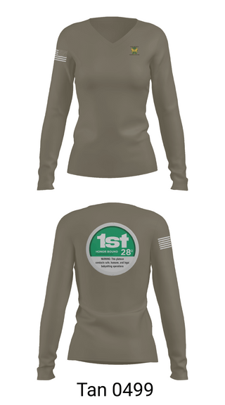 Womens Long Sleeve Vneck Shirt, 28th MP Company, National Guard, Teamtime, Team time, sublimation, custom sports apparel, team uniforms, spirit wear, spiritwear, sports uniforms, custom shirts, team store, custom team store, fundraiser sports, apparel fundraiser