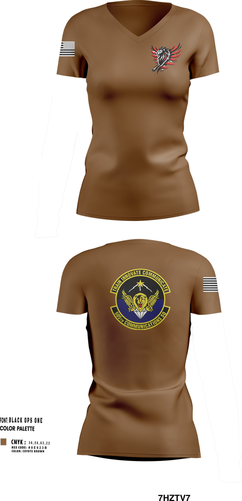 Womens Short Sleeve Vneck Shirt, , Air Force, Teamtime, Team time, sublimation, custom sports apparel, team uniforms, spirit wear, spiritwear, sports uniforms, custom shirts, team store, custom team store, fundraiser sports, apparel fundraiser