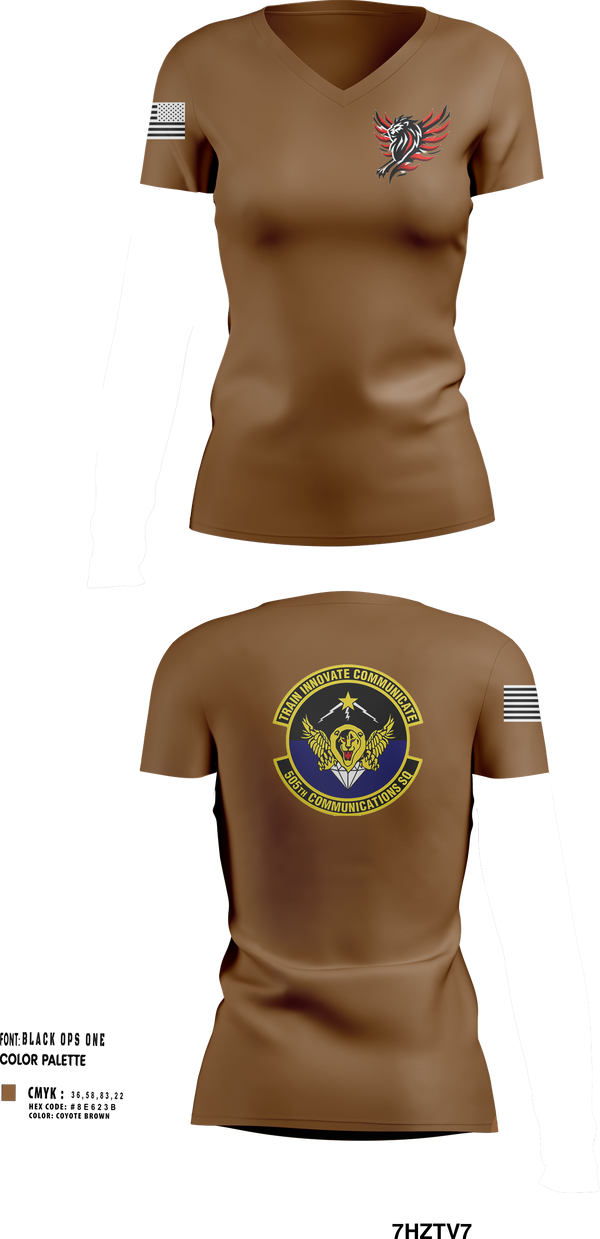 Womens Short Sleeve Vneck Shirt, , Air Force, Teamtime, Team time, sublimation, custom sports apparel, team uniforms, spirit wear, spiritwear, sports uniforms, custom shirts, team store, custom team store, fundraiser sports, apparel fundraiser