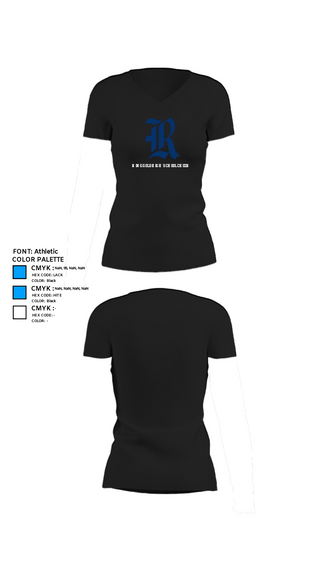 Womens Short Sleeve Vneck Shirt, Ringgold High School Cheer, Cheer, Teamtime, Team time, sublimation, custom sports apparel, team uniforms, spirit wear, spiritwear, sports uniforms, custom shirts, team store, custom team store, fundraiser sports, apparel fundraiser