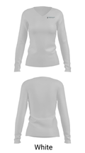 Pioneer Valley High School Track and Field 34935397 Women's Long Sleeve V-neck Shirt - 9