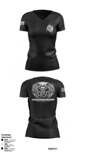 304th EN CO Women's Short Sleeve V-neck Shirt - 1