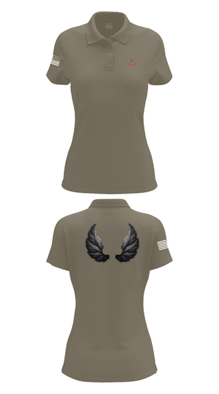 Womens Short Sleeve Performance Polo, WarriorPrep, Navy, Teamtime, Team time, sublimation, custom sports apparel, team uniforms, spirit wear, spiritwear, sports uniforms, custom shirts, team store, custom team store, fundraiser sports, apparel fundraiser
