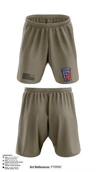 Athletic Shorts With Pockets, 647 Quartermaster Company, Army, Teamtime, Team time, sublimation, custom sports apparel, team uniforms, spirit wear, spiritwear, sports uniforms, custom shirts, team store, custom team store, fundraiser sports, apparel fundraiser