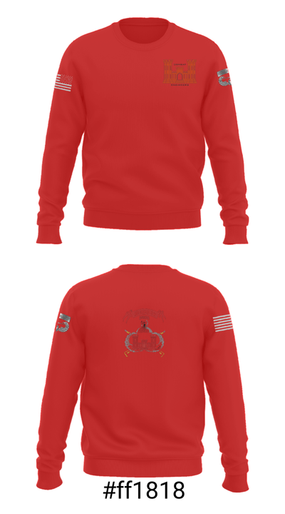 1138th SAPPER Company 17190098 Crew Neck Sweatshirt - 3