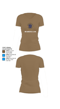 USS AMERICA LHA6 62231282 Women's Short Sleeve V-neck Shirt - 4
