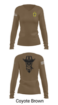 Charlie Squad 89952871 Women's Long Sleeve V-neck Shirt - 16